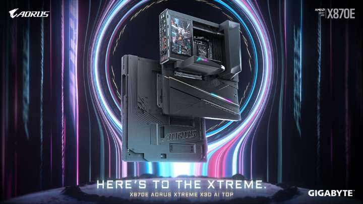 Gigabyte X870E AORUS Xtreme X3D AI TOP Is An Extremely Enthusiast Motherboard: 28 VRMs & Advanced Cooling, 5" LCD, & DDR5