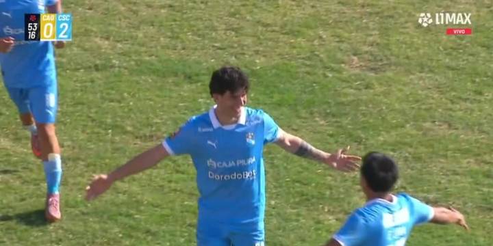 Golazo de Diego Otoya desde fuera del área para ampliar el Sporting Cristal vs Atlético Grau por Liga 1 2025