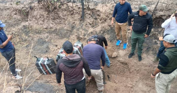 Narcotráfico en Salta: encontraron droga enterrada donde cayó la avioneta narco y ya son 364 kilos de cocaína secuestrados