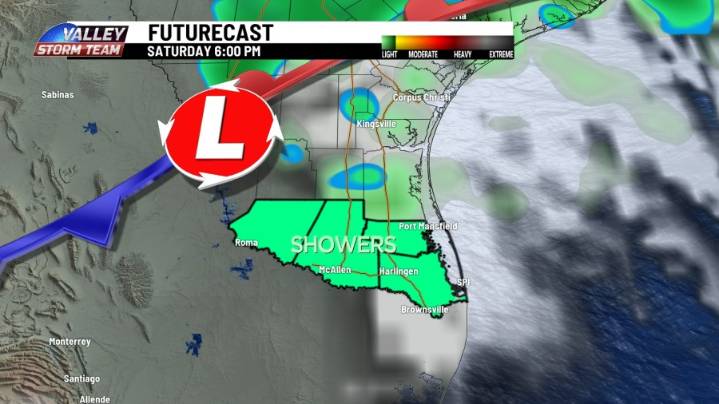 Another cold front brings thunderstorm risk to the Rio Grande Valley