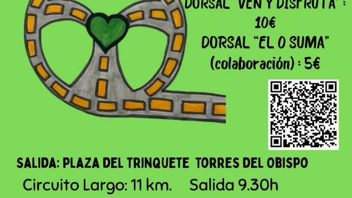 Torres del Obispo acoge este domingo la II Caminata Solidaria "Carretera y Vida"