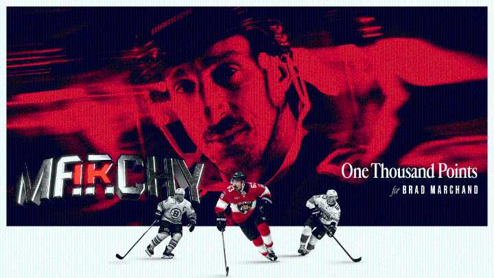 Florida Panthers Forward Brad Marchand Records 1,000th NHL Point