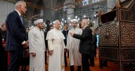 Pope Leo XIV visits Istanbul's iconic Blue Mosque on Turkey trip
