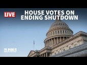LIVE: House votes on bill to end the government shutdown on day 43