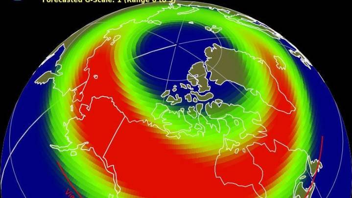 Strong geomagnetic storm means northern lights possible multiple days