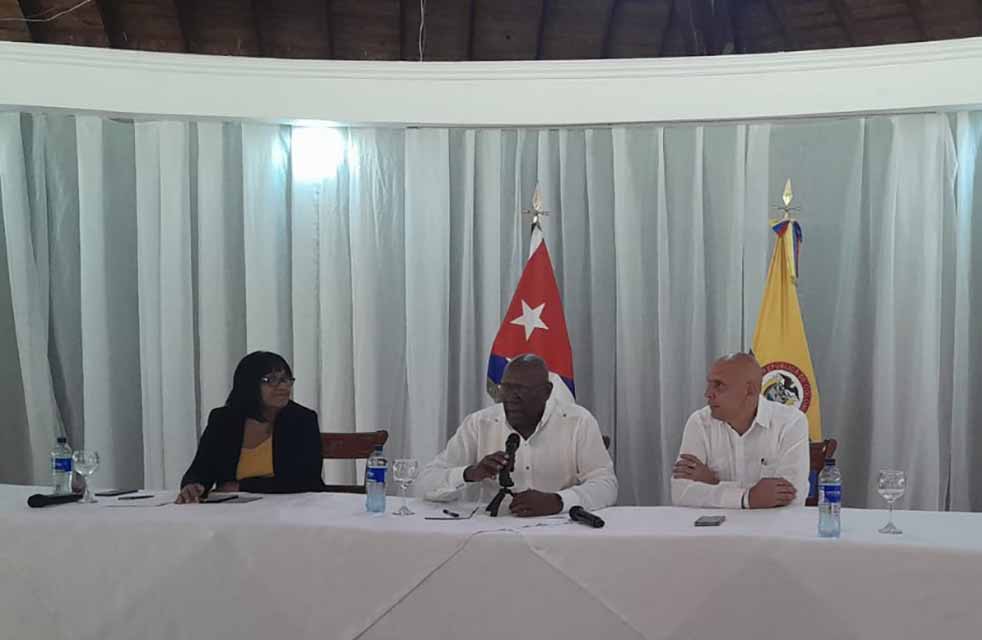 Vicepresidente de Cuba agradeció a colombianos solidarios con la isla