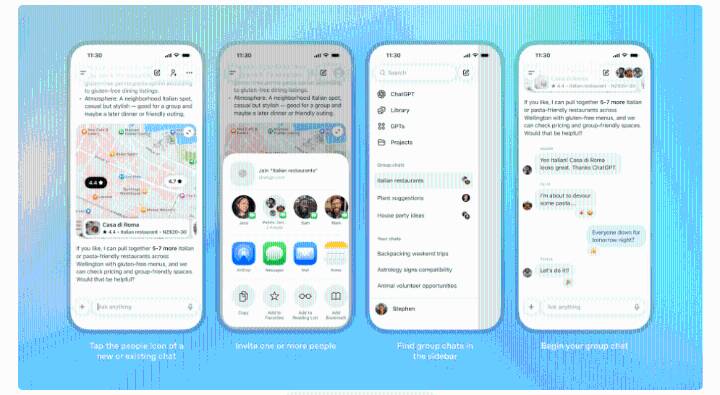 ChatGPT launches pilot group chats across Japan, New Zealand, South Korea, and Taiwan