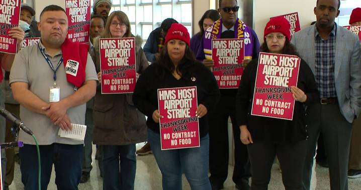 MSP Airport food workers to strike before Thanksgiving if deal is not reached