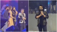 Ram Charan, Janhvi Kapoor join AR Rahman at Hyderabad concert to celebrate Peddi