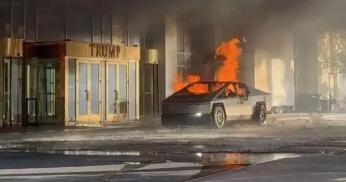 Police release action report on Cybertruck explosion response