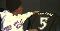 Young Sacramento Kings fan with NBA-dreams gifted Anthony Edwards jersey post