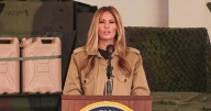First Lady, Second Lady visit troops, stress AI future