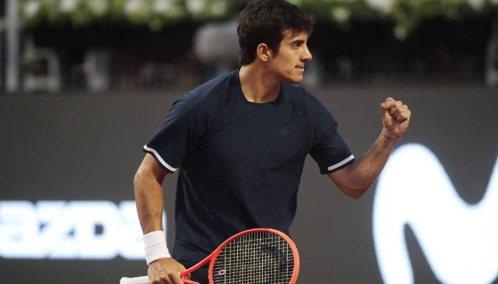 Cristian Garin volvió a la acción con un arrollador estreno en el Challenger de Lima 2