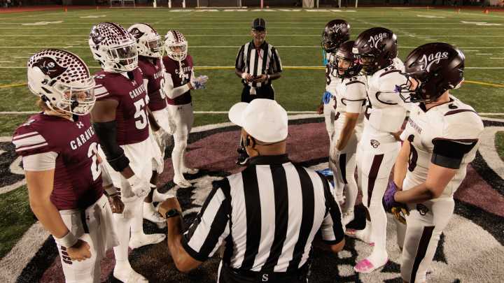 Who will win Caravel-Appoquinimink DIAA Class 3A football matchup?