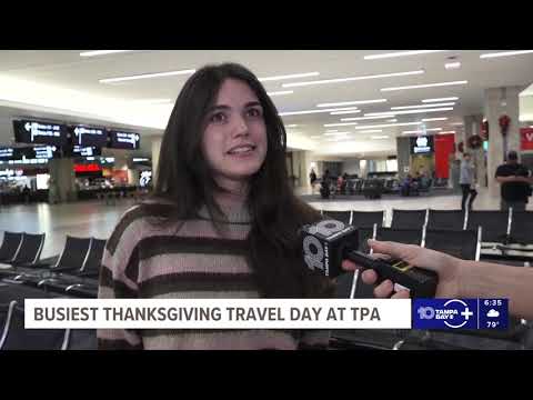 Sunday marks Thanksgiving's busiest travel day at Tampa International Airport