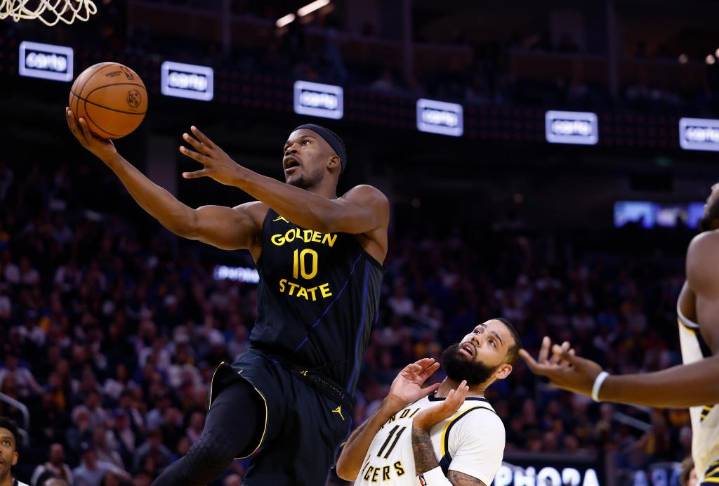 Jimmy Butler anota 21 puntos y lidera a Warriors en victoria 114-83 sobre Pacers con bajas – Chicago Tribune