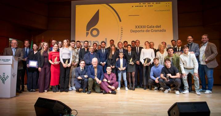 Los periodistas deportivos de Granada celebran su gran noche