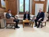 Santilli se reunió con los gobernadores de Catamarca y Chubut para sumar apoyo a las reformas