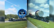 You Haven’t Realized How Huge a Rocket Actually Is Until You’ve Seen This Video of One Being Moved on the Highway