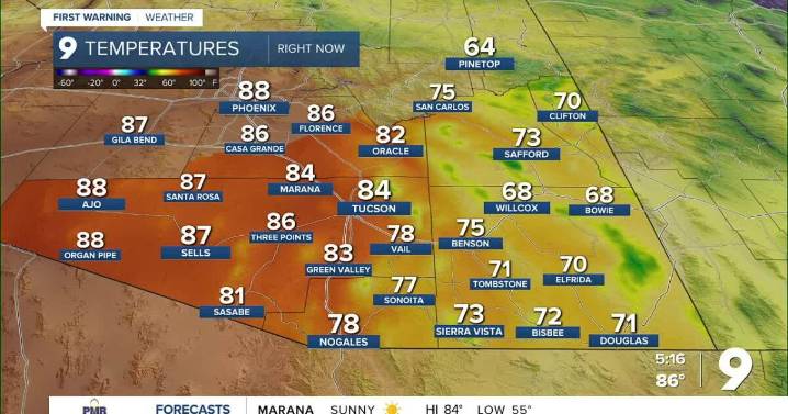 Warm start to this upcoming week, but dramatic cooling trend coming soon