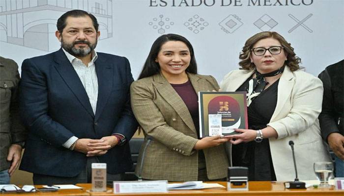 Recibe Congreso Mexiquense Informe de Resultados de las Cuentas Públicas estatal y municipal