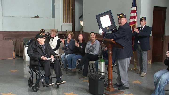 Veterans Day ceremony in Olyphant honors love and service of Florence and Francis Hodorowski