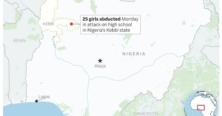 Nigeria: Gunmen abduct 25 girls from school, kill staff member