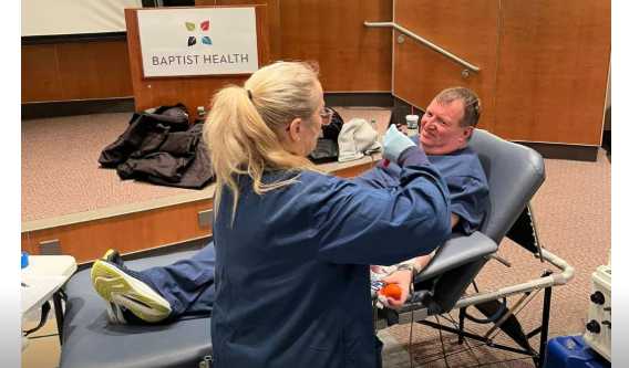 Baptist Health holiday blood drive Dec. 3