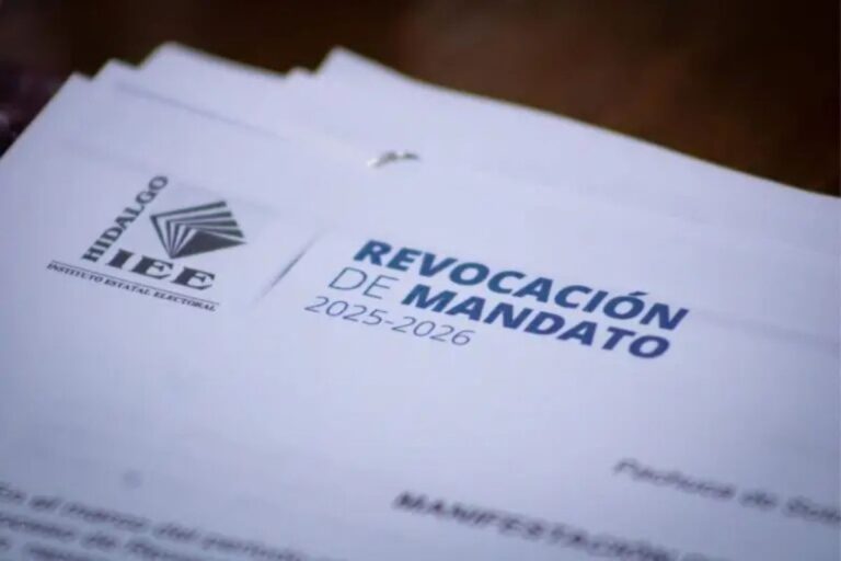 Así avanza la recolección de firmas para la revocación de mandato en Hidalgo