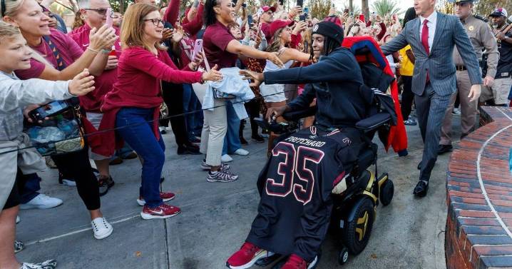 Father says Ethan Pritchard determined to walk, play football at Florida St.