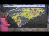 US Drought Monitor shows improvement for the Carolinas