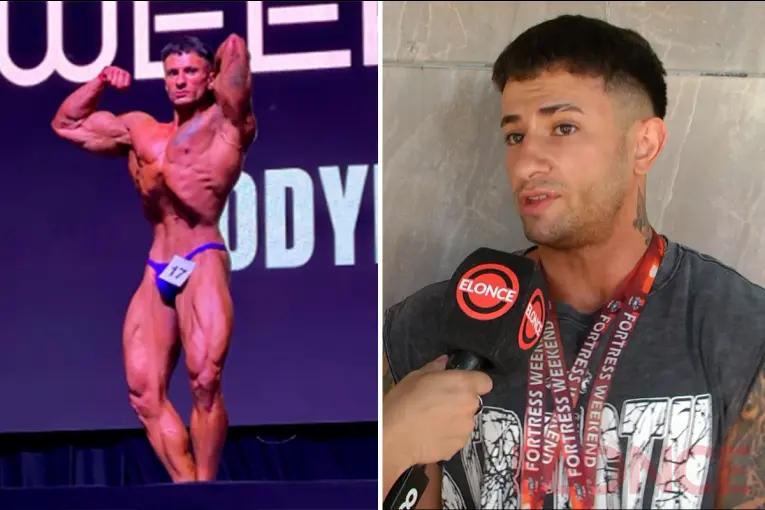 Paranaense logró podios en torneo de fisicoculturismo: la extrema preparación que realizó