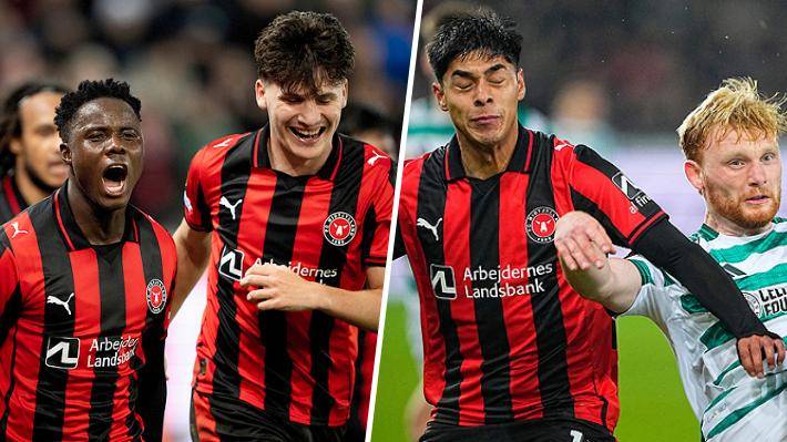 El Midtjylland con Darío Osorio en cancha venció al Celtic y sigue con su campaña perfecta en la Europa League Fue 3