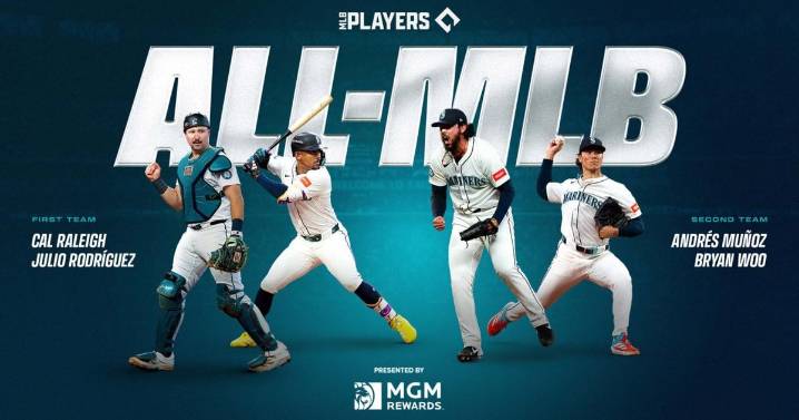 Cal Raleigh, Julio Rodriguez highlight four Mariners on All