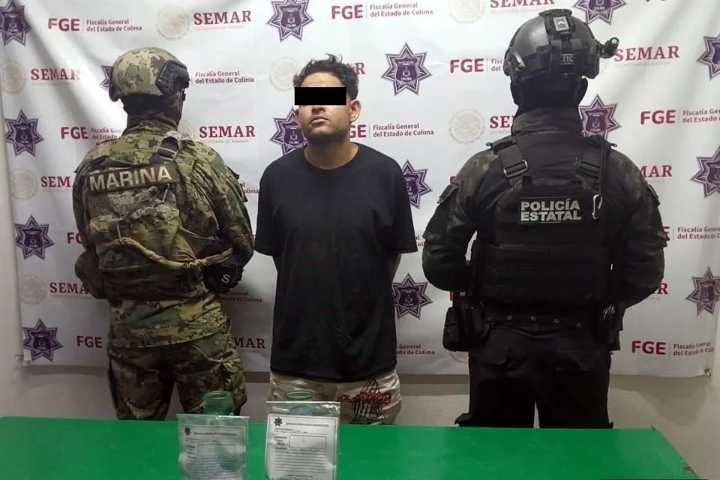 Detienen en Colima a operador del CJNG