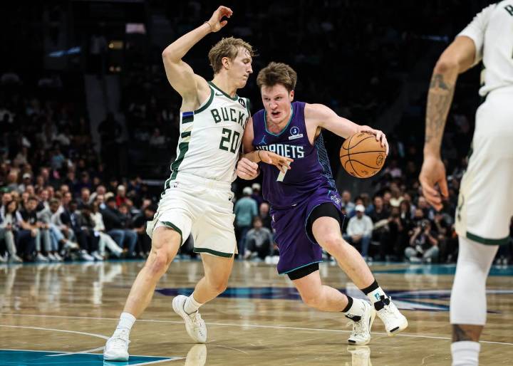 Hornets' Kon Knueppel stars in Milwaukee homecoming, but Bucks earn overtime win
