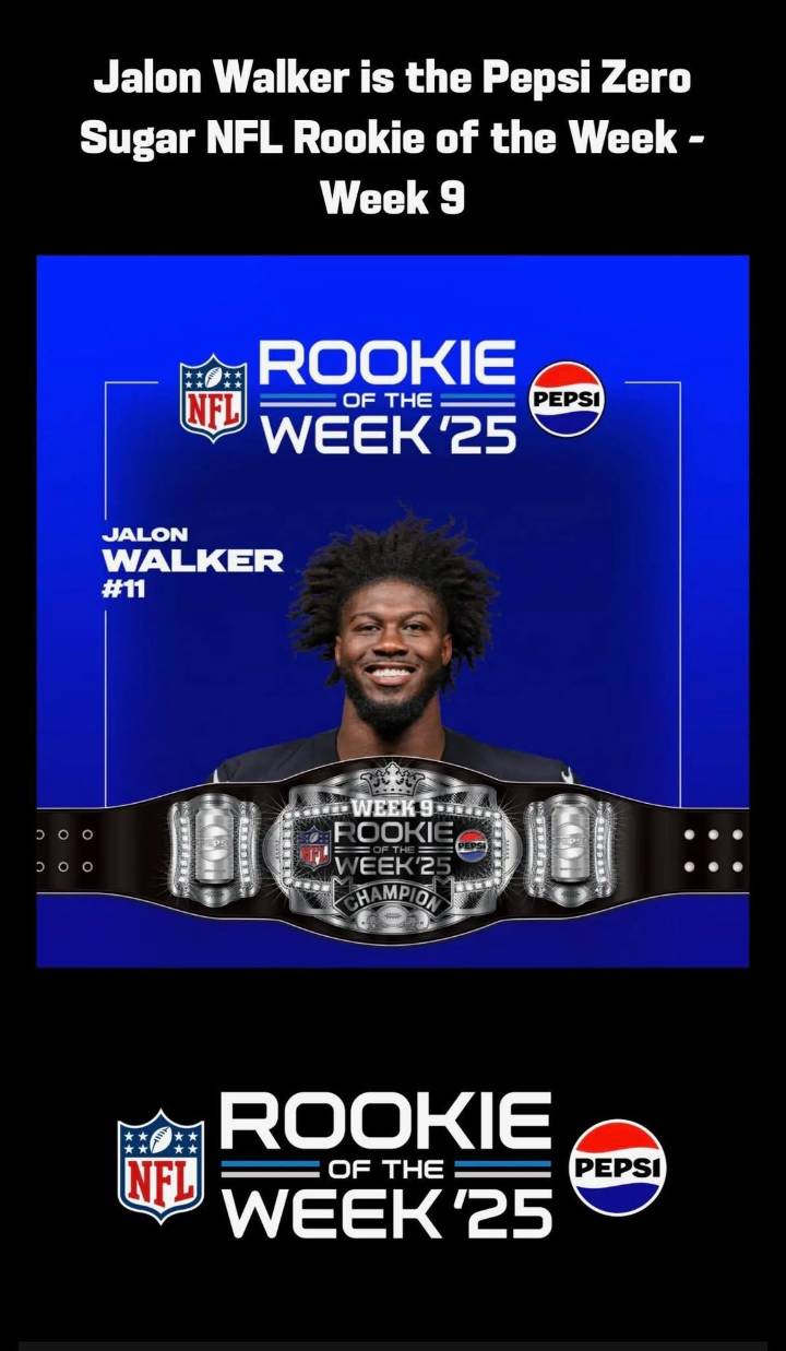 NFL: Walker is Rookie of the Week