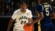 Gicarri Harris role at Purdue basketball, defense, study opponents, C.J. Cox