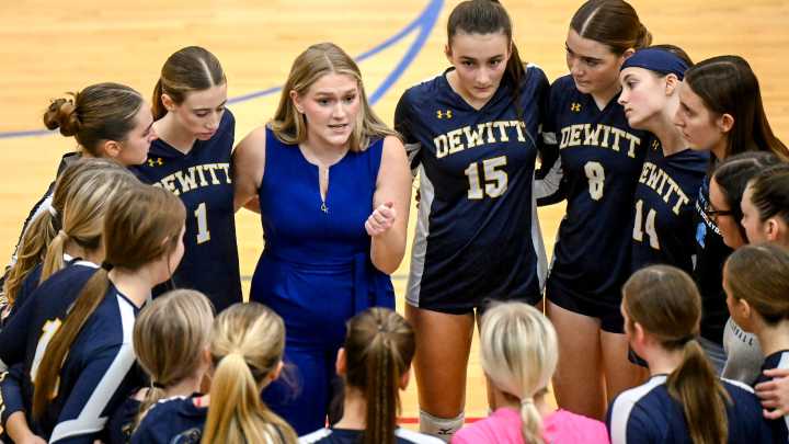 Seniors leave mark for DeWitt volleyball in latest run to regional