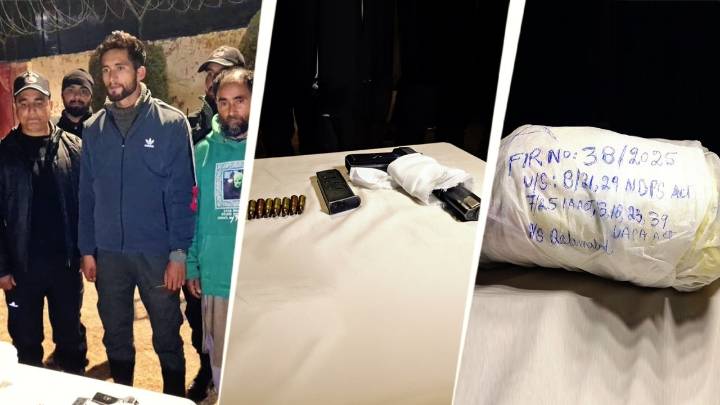 Narco-terror module busted in J&K, father-son duo arrested with gun, drugs