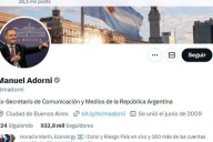 Raro: Adorni no se reconoce en sus redes como jefe de Gabinete