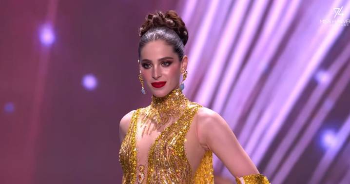 Fátima Bosch cierra las preliminares de Miss Universo con un imponente vestido de gala