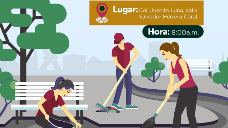 CECATI y CBTIS se suman a jornada de limpieza mañana en Juanita Luna