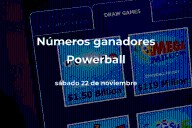 Powerball en vivo: resultados del sábado 22 de noviembre de 2025