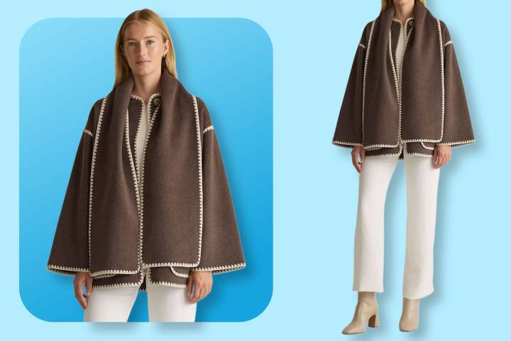 This Quince Scarf Jacket Looks Like a Designer Version