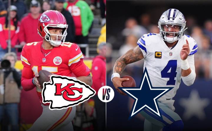 ¿A qué hora y dónde ver el juego entreChiefs vs Cowboys?