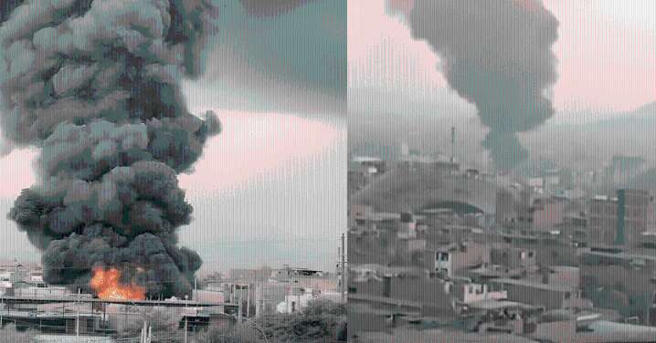 Voraz incendio se registra en San Juan de Lurigancho: Más de 10 unidades de bomberos atienden la emergencia