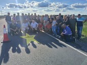 Cinco nuevas Estrellas Amarillas pintadas y son 190 en Olavarría