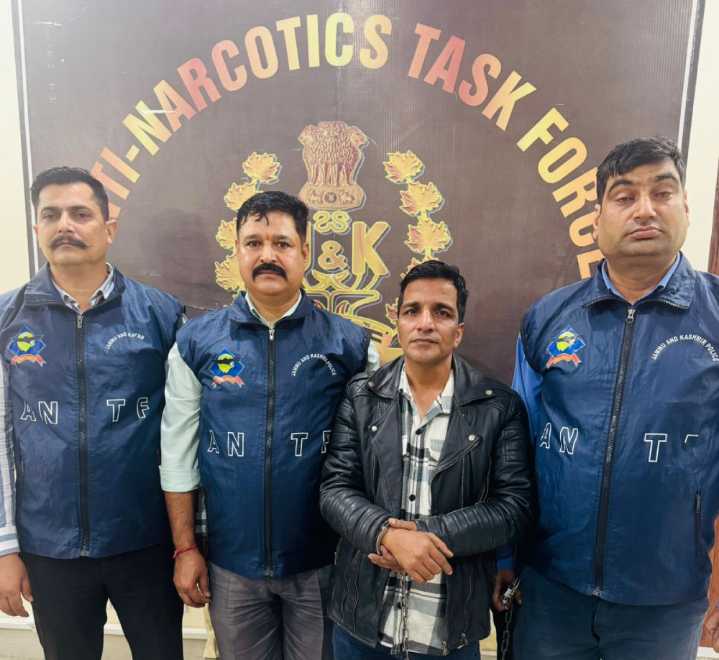 ANTF Jammu Seizes Heroin, Arrests Interstate Smuggler
