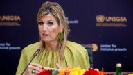 Queen Maxima Favors Natan Green Dress for Indonesia Visit